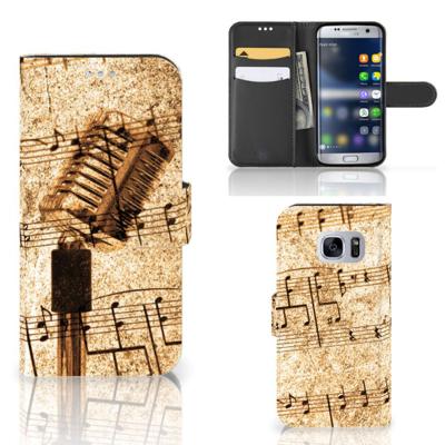 Samsung Galaxy S7 | Telefoonhoesje met foto | Bladmuziek
