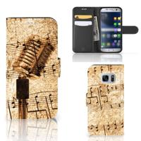 Samsung Galaxy S7 | Telefoonhoesje met foto | Bladmuziek