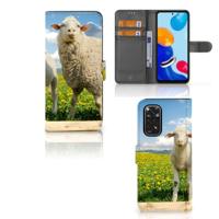 Xiaomi Redmi Note 11/11S | Telefoonhoesje | Met pasjeshouder | Schaap en Lammetje