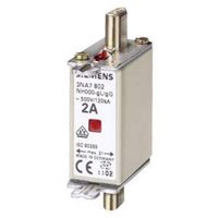 Siemens 3NA7810 Zekeringsinzetstuk Met mechanische beveiligingsweergave Geschikt voor Zekeringsgrootte 000-4 Afmeting zekering : 0 25 A 500 V 3 stuk(s) - thumbnail