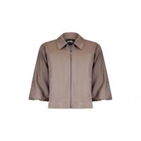 Poools - Bruin | Dames | Jasje | Bruin | 42 | regular | Kamst mode