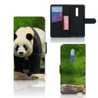 Xiaomi Mi 9T Pro Telefoonhoesje met Pasjes Panda - thumbnail