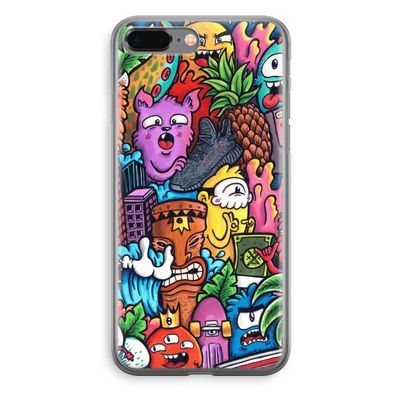 Vexx Mixtape: iPhone 8 Plus Transparant Hoesje