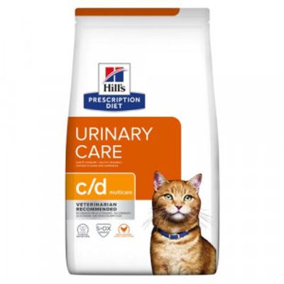 Hill&apos;s Prescription Diet C/D Multicare Urinary Care kattenvoer met kip 12 kg