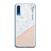 Marmer in stijl: Samsung Galaxy A50 Transparant Hoesje