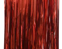 Gordijn pvc l0.10b90h200cm kerstrd - Decoris
