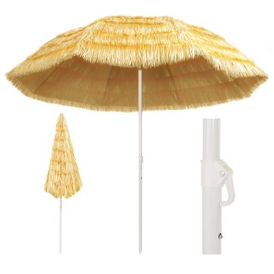 Strandparasol Hawa stijl 300 cm naturel