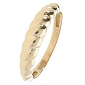Glow 214.0679 Ring Croissant geelgoud