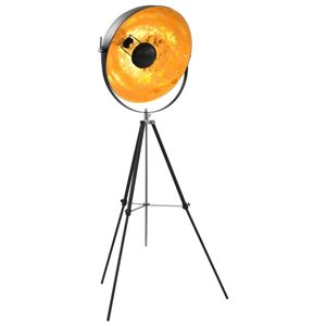 VidaXL Lamp staand e27 51 cm zwart en goud