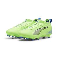 PUMA Ultra 5 Match Gras / Kunstgras Voetbalschoenen (MG) Kids Groen Blauw Zwart Wit