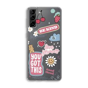 Positivity: Samsung Galaxy S21 Plus Transparant Hoesje