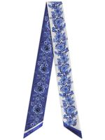 ETRO foulard en soie à fleurs - Bleu