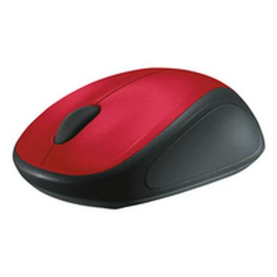 Wireless muis Logitech LGT-M235R Rood Zwart/Rood