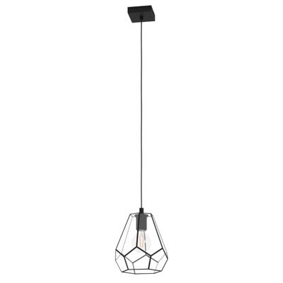 Eglo HanglampMardyke zwart met glas - 43643