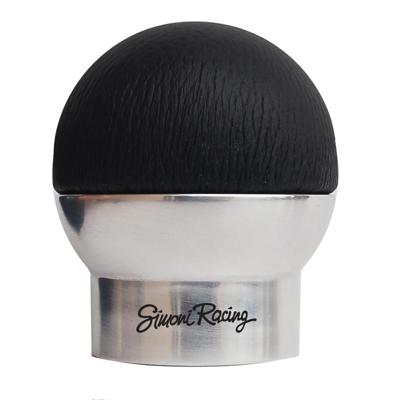 Simoni Racing Pookknop Special College Chroom/Zwart Leder SRCOLN