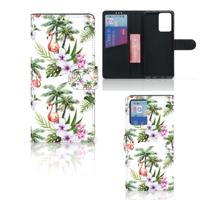 Xiaomi Redmi Note 10 Pro | Telefoonhoesje | Met pasjeshouder | Flamingo Palms