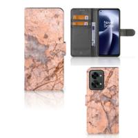 OnePlus Nord 2T | Bookcase | Marmer Oranje