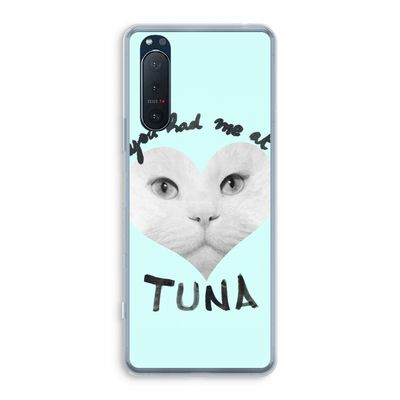 You had me at tuna: Sony Xperia 5 II Transparant Hoesje