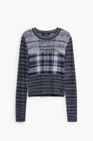 Gemêleerd T-shirt - BLACK - XL