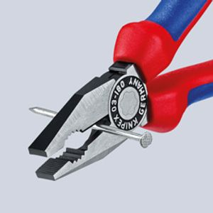 Knipex Kombitang zwart geatramenteerd met meer-componentengrepen 180 mm - 0302180