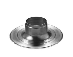 Plakplaat Aluminium 130 T.b.v. Pijpdakventilatoren Orcon (0146153)