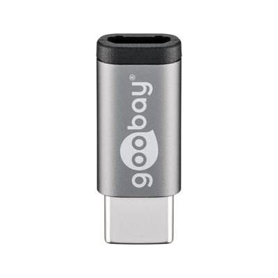 Micro-USB (F) naar USB-C (M) adapter- 480Mbit/s - USB 2.0 adapter