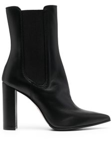 Le Silla bottines Megan 110 mm à talon épais - Noir