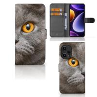 Telefoonhoesje | Met pasjeshouder | Xiaomi Poco F5 Britse Korthaar