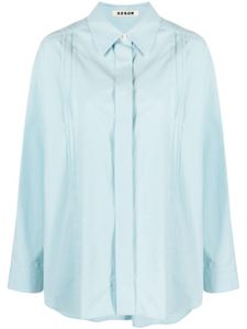 AERON chemise Abel en popeline - Bleu