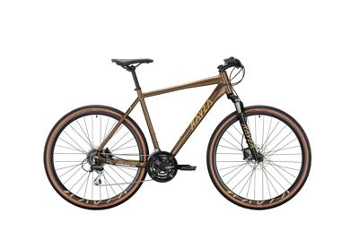 KAYZA crossfiets "alvar 4" mod. 22 bike alvar 4 28/53 diam.24sp brown/sand