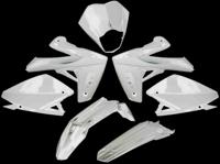 Plaatset 7-delig Edge voor Rieju MRT 50 SM - wit