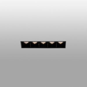 Led Spot Troop Trimless 5x2W 3000K Zwart Faro