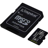 Kingston microSDXC geheugenkaart - 128GB A1 Video Class V10 UHS-I