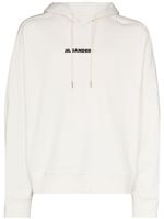 Jil Sander hoodie à logo imprimé - Blanc Jil Sander hoodie à logo imprimé - Blanc