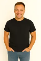 X-Name - Heren T-Shirt - Zwart - Ronde Hals - Italianstyle