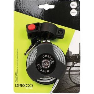 Dresco 5250221 fietsslot Zwart, Zilver 100 mm Kabelslot