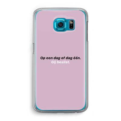 gij beslist: Samsung Galaxy S6 Transparant Hoesje