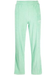 Sporty & Rich pantalon de jogging New Serif à logo brodé - Vert