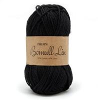 Drops Bomull-Lin Uni Colour 16 Black