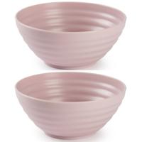 Plasticforte Schaaltjes - 4x - roze - kunststof - 14 x 6.5 cm - kom