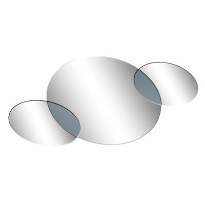 Wandspiegel DKD Home Decor Zwart Modern Cirkels 134 x 2 x 61 cm