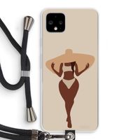 Let's get salty: Pixel 4 XL Transparant Hoesje met koord