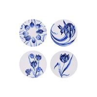 HEINEN - Onderzetters Vrolijke tulpen 4-dlg