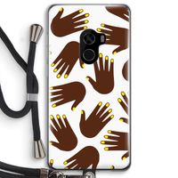 Hands dark: Xiaomi Mi Mix 2 Transparant Hoesje met koord