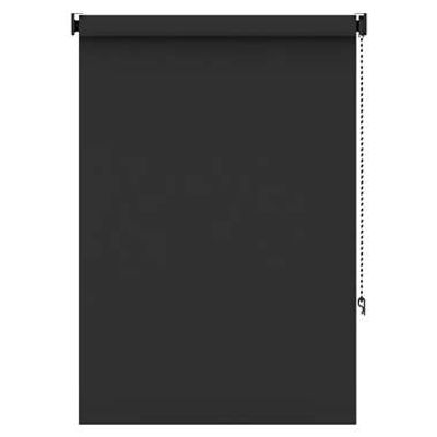 Fenstr rolgordijn verduisterend zwart - 80x240 cm - Leen Bakker