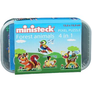 Forest Animals 4in1- Midi Box - Plastic Box - 500pcs