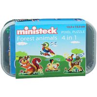 Forest Animals 4in1- Midi Box - Plastic Box - 500pcs