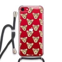 Tijger: iPhone SE 2020 Transparant Hoesje met koord