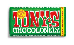 Tony's Chocolonely - Melk Hazelnoot 180 Gram 15 Stuks