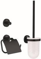 Grohe Start 3-in-1 accessoiresset voor toilet mat zwart